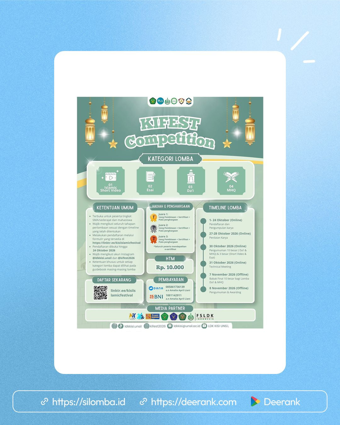 KIFEST Competition 2026 - Poster 1