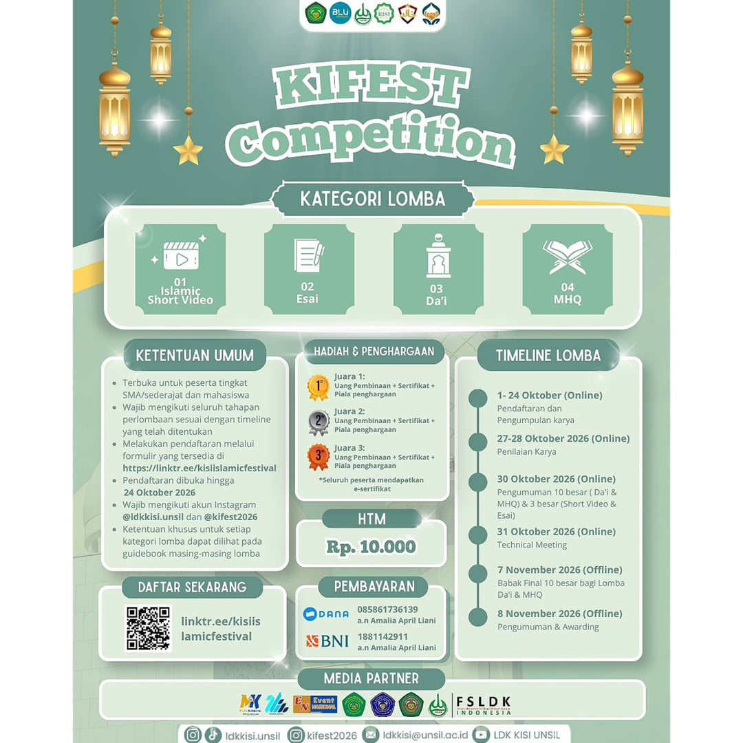 KIFEST Competition 2026 - Poster 2